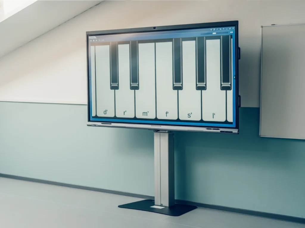 Interaktivní tabule pro digitální výuku v uměleckých školách