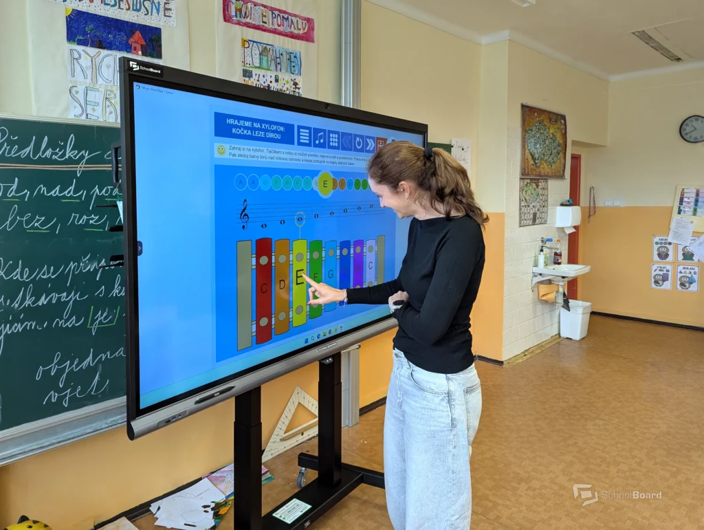 Multimediální tabule pro digitální vzdělávání na z
